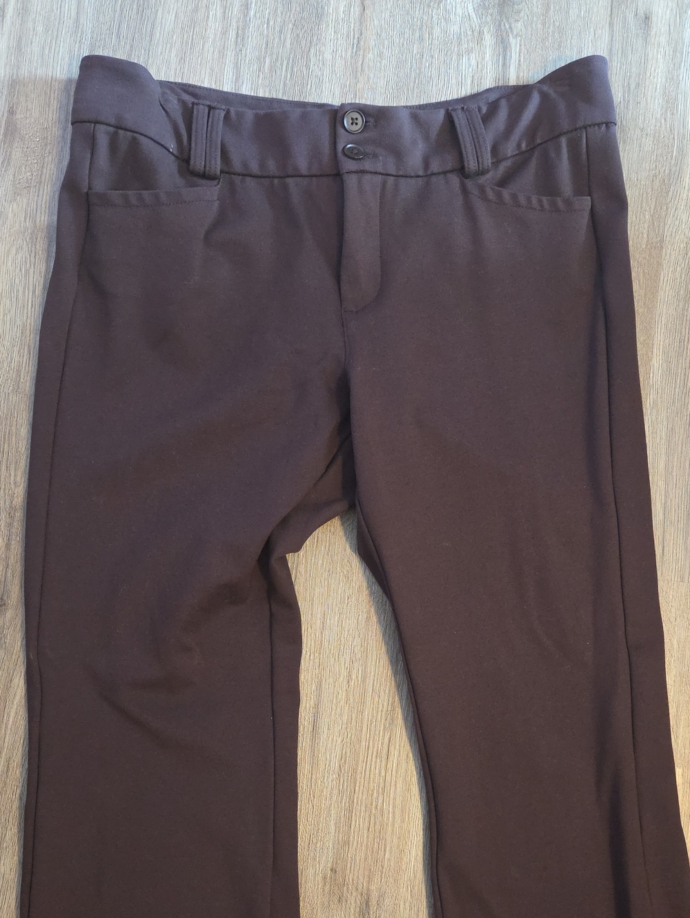 torrid Chocolate Brown Boot-Cut Trousers
